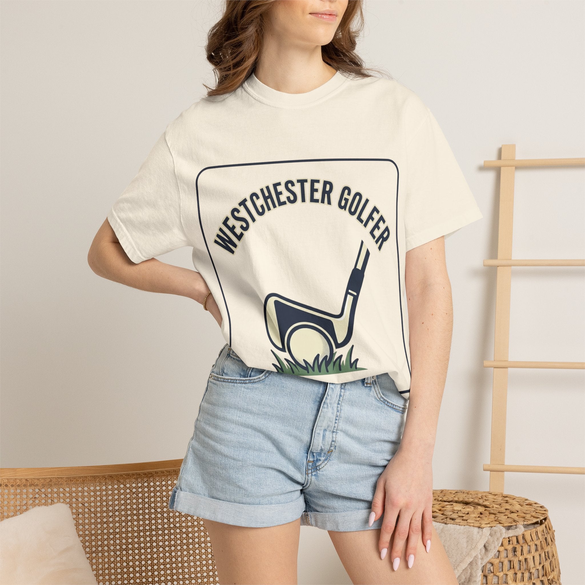 Westchester Golfer T-Shirt — Retro Golf Club & Tee Graphic