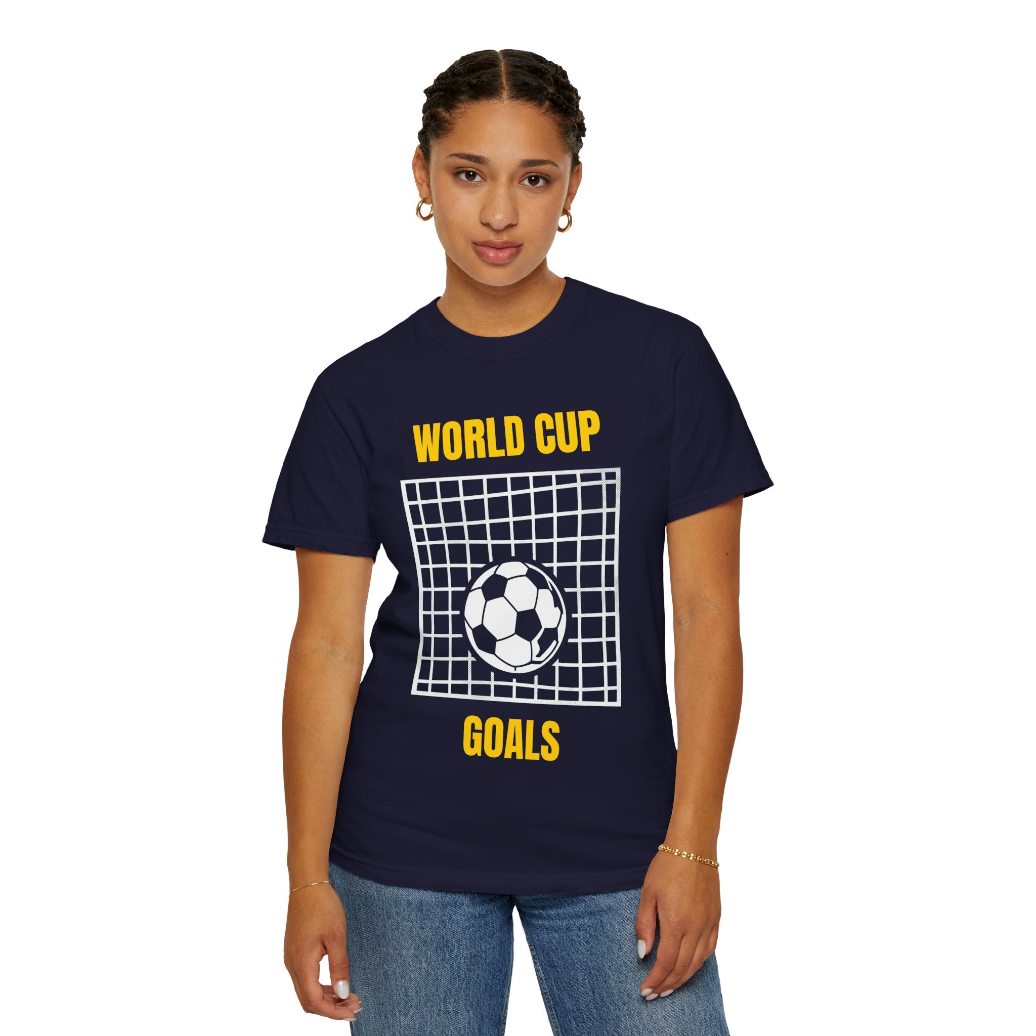 World Cup Goals T-Shirt – Soccer Goal Net & Ball Tee