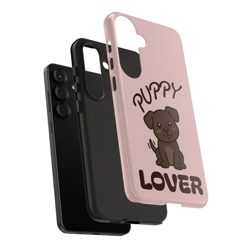 Puppy Lover Phone Case — Cute Brown Puppy Tough Phone Cover