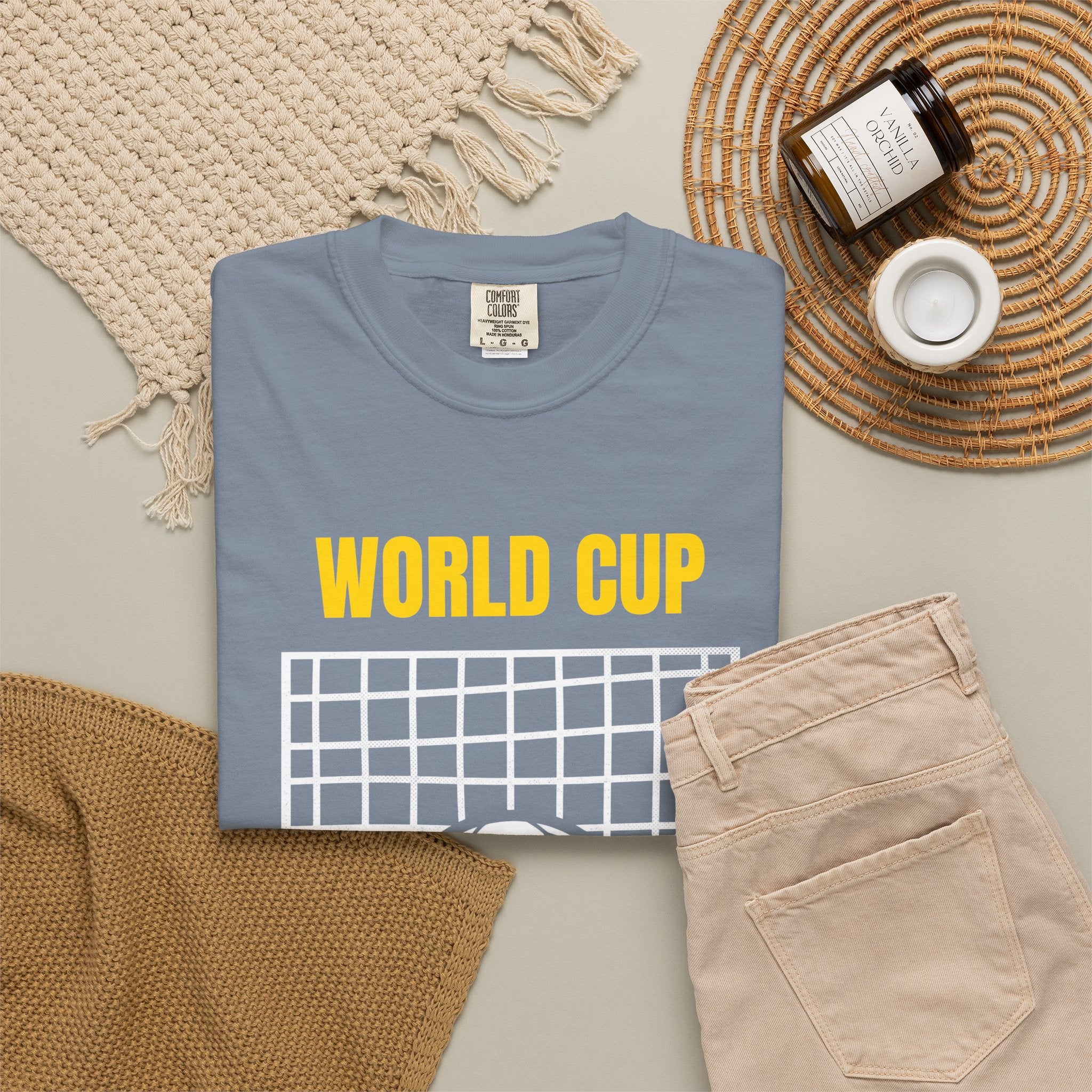 World Cup Goals T-Shirt – Soccer Goal Net & Ball Tee