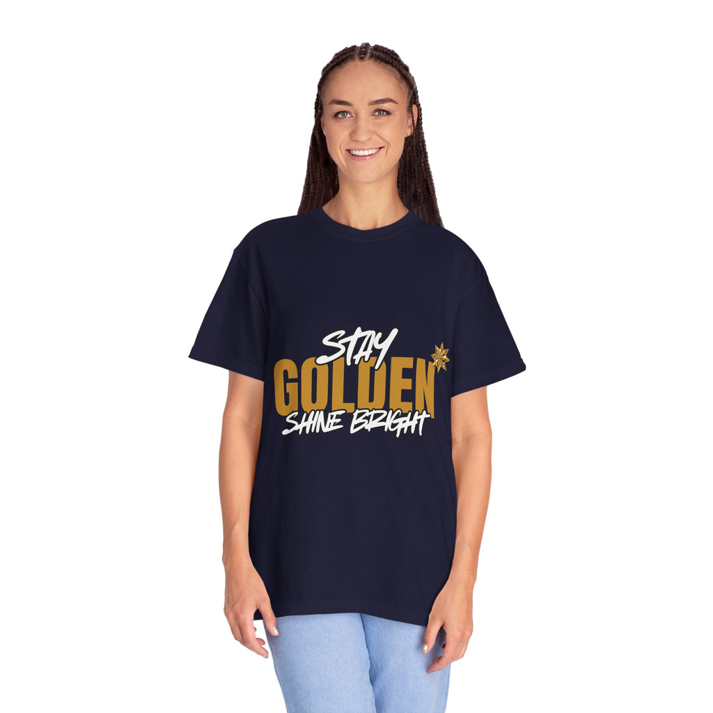Stay Golden Graphic T-Shirt — "Stay Golden, Shine Bright" Tee